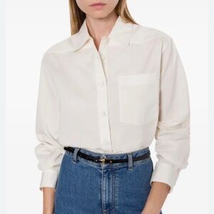 NWT Philosophy Ivory Button-Up Shirt